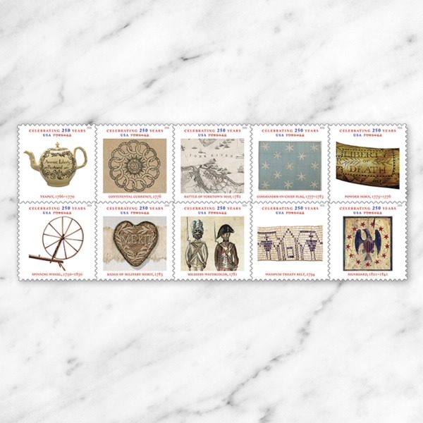 Treasures of the Revolutionary Era Stamps, Book of 20 - Image 2