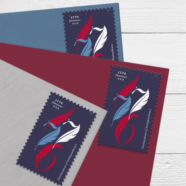Declaration of Independence Stamps, Sheet of 20 - Image 2