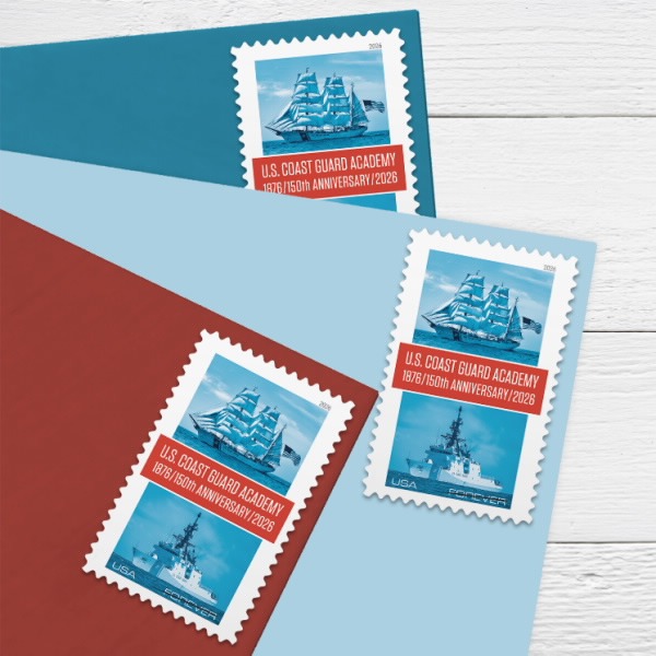 U.S. Coast Guard Academy Stamps, Sheet of 20 - Image 2