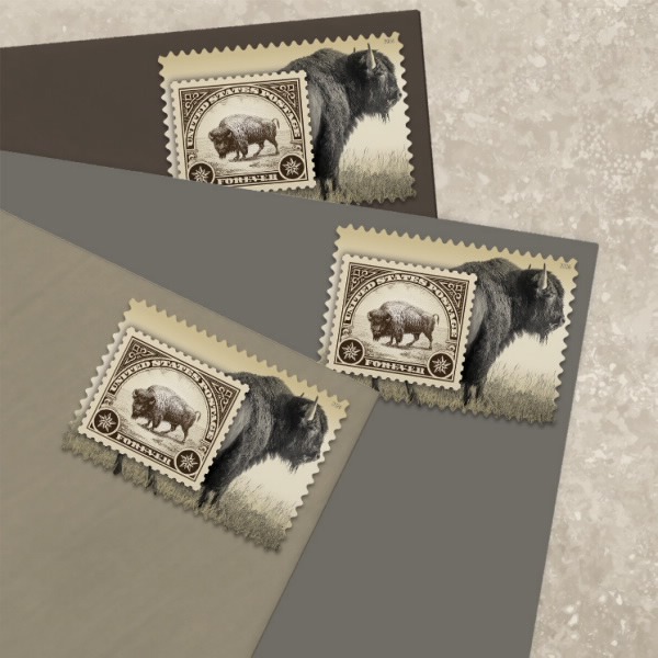 American Bison Stamps, Sheet of 16